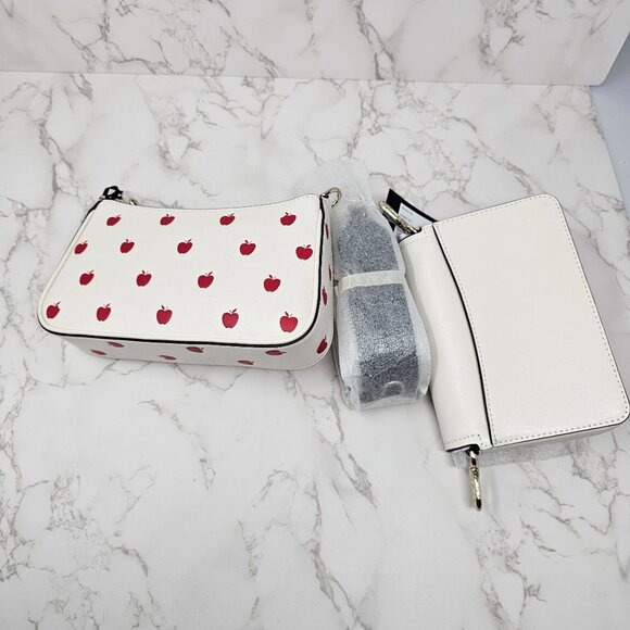 NEW! Disney X Kate Spade New York Snow White Double Up Crossbody - Picture 6 of 10